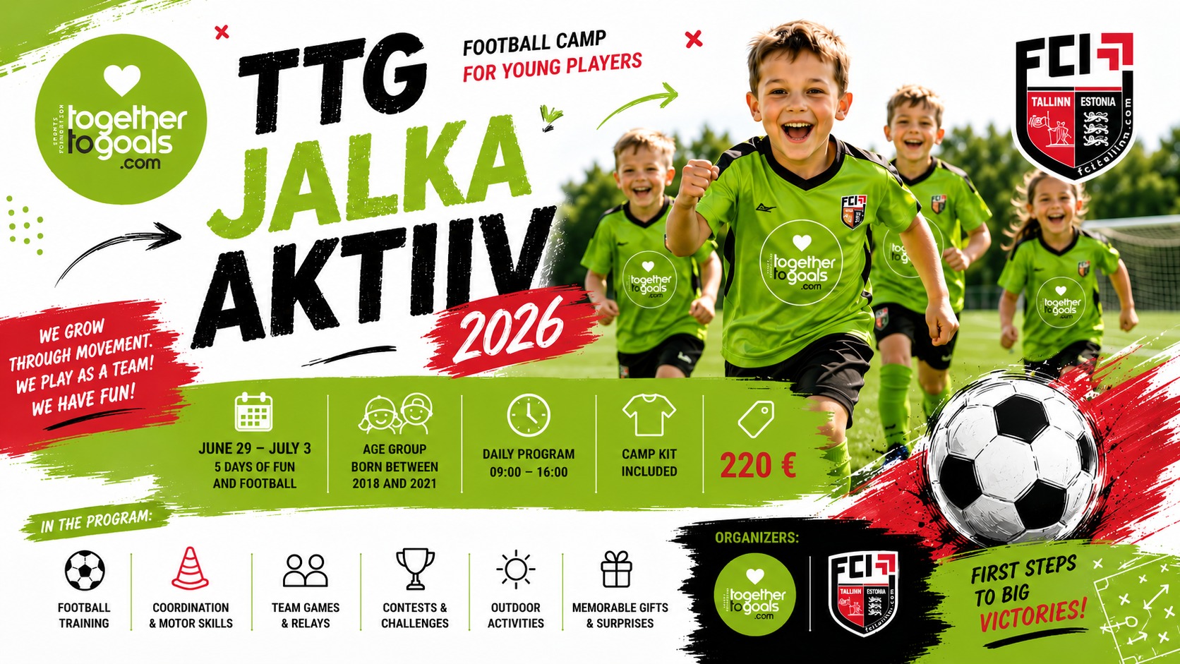 TTG Jalgpall Aktiiv 2026 — Football Camp